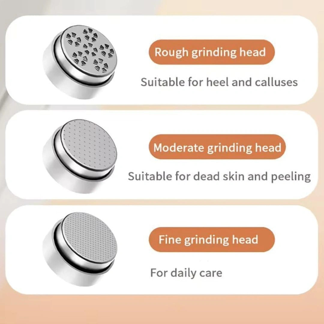 Callus remover roller buffing cracked heel