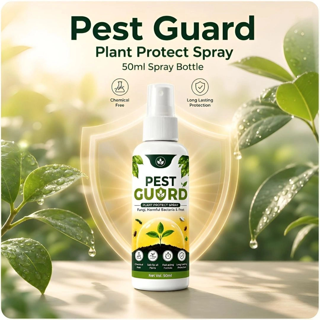 Healthy plant leaves after pest treatment
